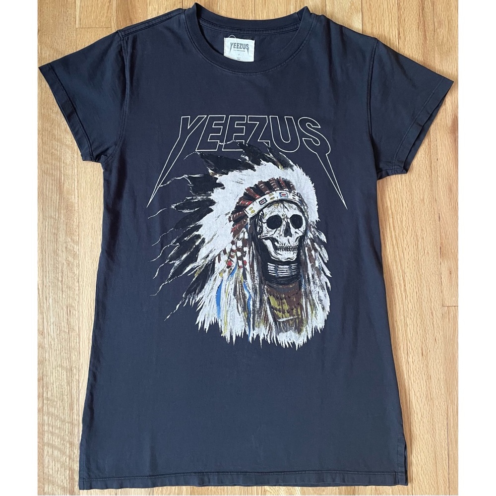 Unisex Yeezus Tour Merch Indian Chief T-Shirt